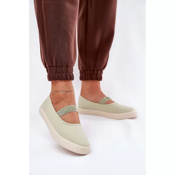  Damen-Sneaker BIG STAR NN274604 GRÜN Big Star Shoes 