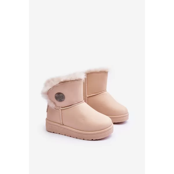  Kinder-Winterschuhe BIG STAR MM374084 BEIGE Big Star Shoes 
