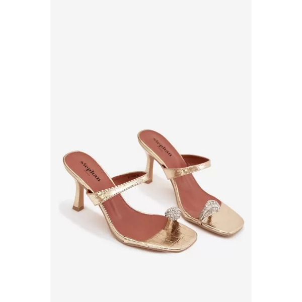  Damenpumps mit Absatz BOTO LORISSA 41453 GOLD 