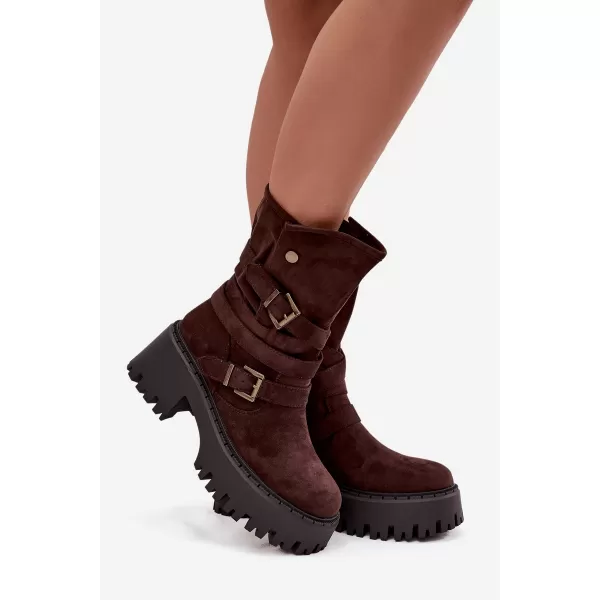  Damenschuhe mit Absatz BOTO NERELISA 40379 BRAUN 