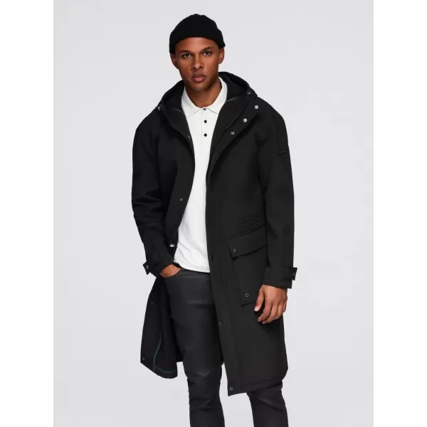  Herrenmantel OMBRE OM-JAPJ-0314 SCHWARZ 