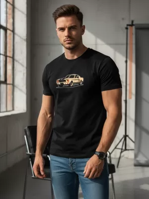 Herren-T-Shirt DSTREET NX051R SCHWARZ