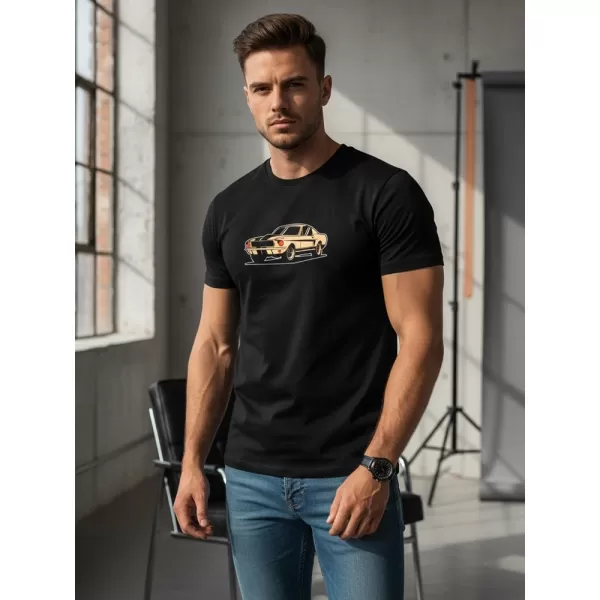  Herren-T-Shirt DSTREET NX051R SCHWARZ 