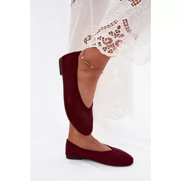  Ballerinas für Damen BOTO JH581 WEIN 