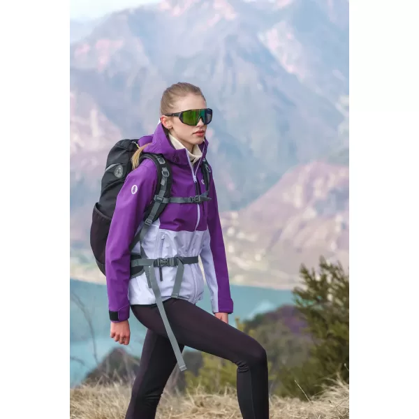  Softshelljacke für Damen NORDBLANC BLINK NBSSL8320 LILA 