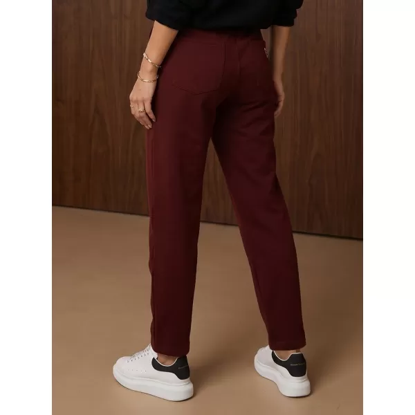  Damenhosen DSTREET UY3213 BURGUND 