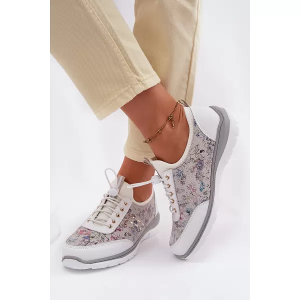  Damen-Sneaker D&A GR61-5990 WEIß 