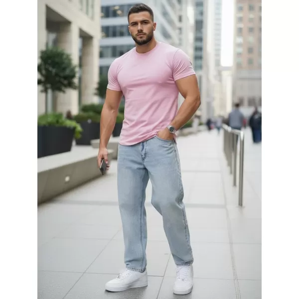  Herren-T-Shirt DSTREET RX5690 ROSA 