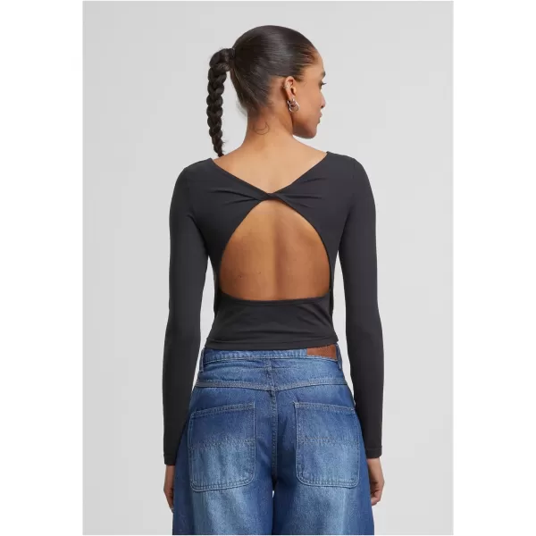  Damen-T-Shirt URBAN CLASSICS TB7721 SCHWARZ 