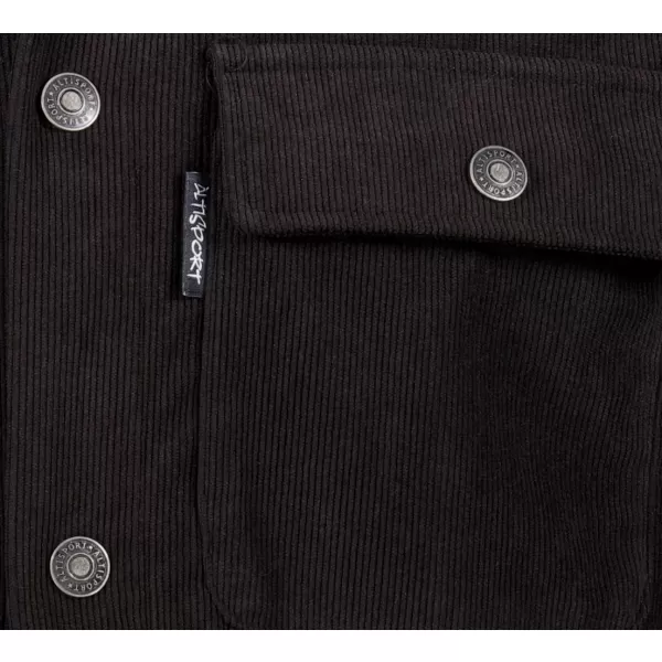  Hemdjacke für Herren ALTISPORT IGNAAS SCHWARZ 