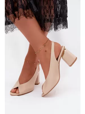 Damensandalen ZAZOO 1085 BEIGE
