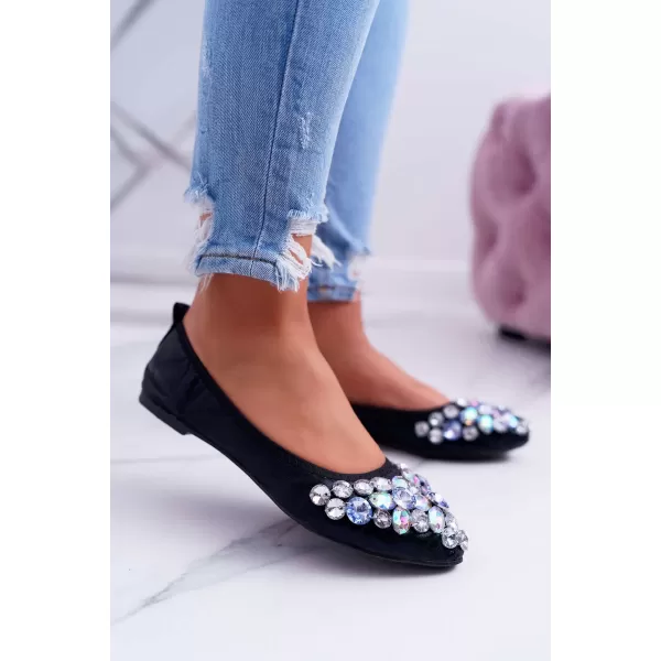  Ballerinas für Damen BOTO CC87 SCHWARZ 