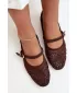 Ballerinas für Damen BOTO CH951 BRAUN
