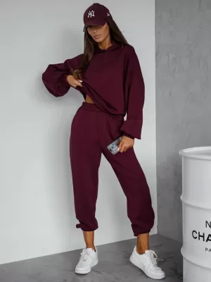 Damen-Set DSTREET AY1211 BURGUND