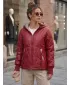 Damenjacke DSTREET TY5785 BURGUND
