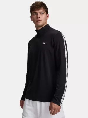 Herren-T-Shirt UNDER ARMOUR UA TECH TAPING 1/2 ZIP 6012357-001 SCHWARZ