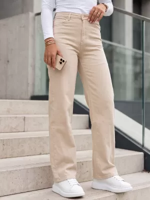 Damenhosen DSTREET UY3092 BEIGE
