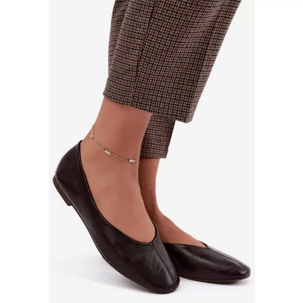  Ballerinas für Damen BOTO JH602P BRAUN 