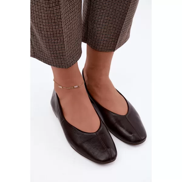  Ballerinas für Damen BOTO JH602P BRAUN 