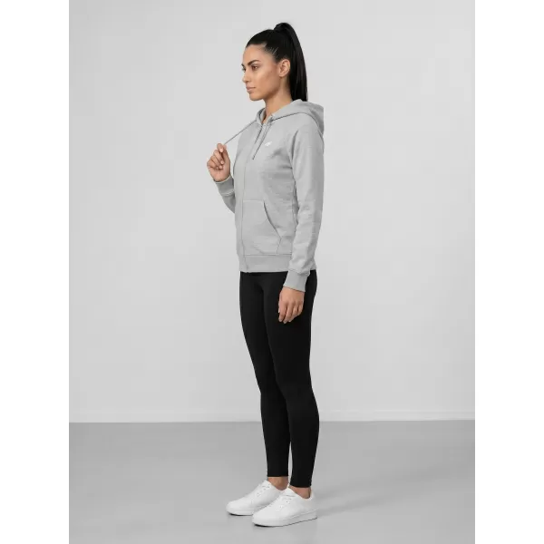  Damen-Sweatshirt 4F WMM00TSWSF2535 KALTE HELLGRAUE MELANGE 