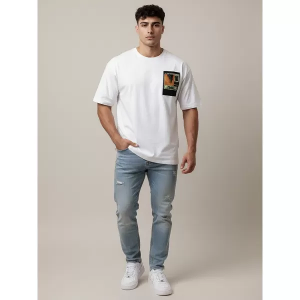  Herren-T-Shirt DSTREET RX5301 WEIß 