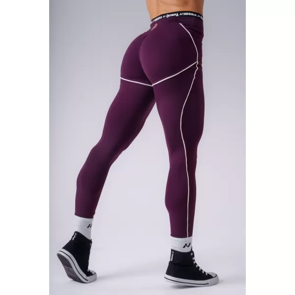  Leggings für Damen NEBBIA OLYMPIA HIGH-WAIST 935 ROTWEIN 