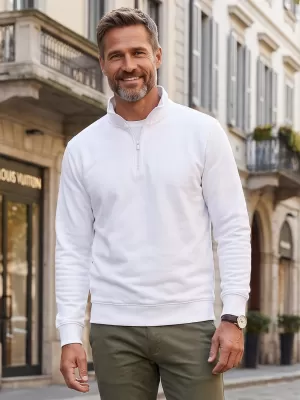 Herren-Sweatshirt MALFINI SUMMIT 429 WEIß