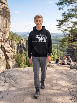 Kinder-Sweatshirt ALTISPORT ALM193422 SCHWARZ