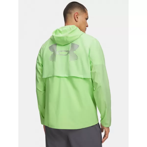  Herrenjacke UNDER ARMOUR VELOCITI PRO STORM JACKET 6005897-712 GRÜN 