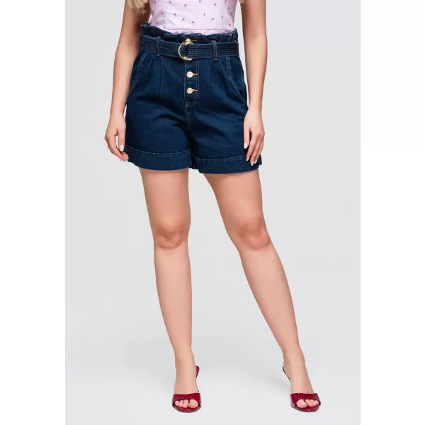  Damen-Shorts OMBRE OW-ST-E0011 DUNKLER DENIM 