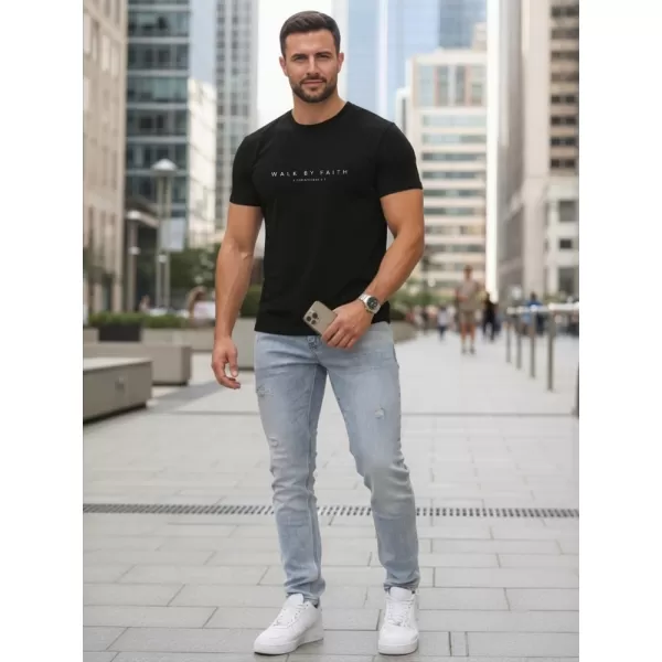  Herren-T-Shirt DSTREET NX5123R-BK SCHWARZ 