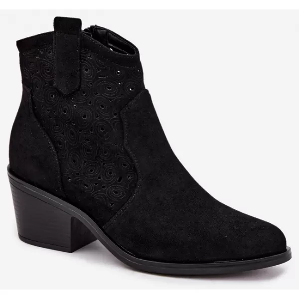  Damenschuhe S.BARSKI HY62-8147 SCHWARZ 