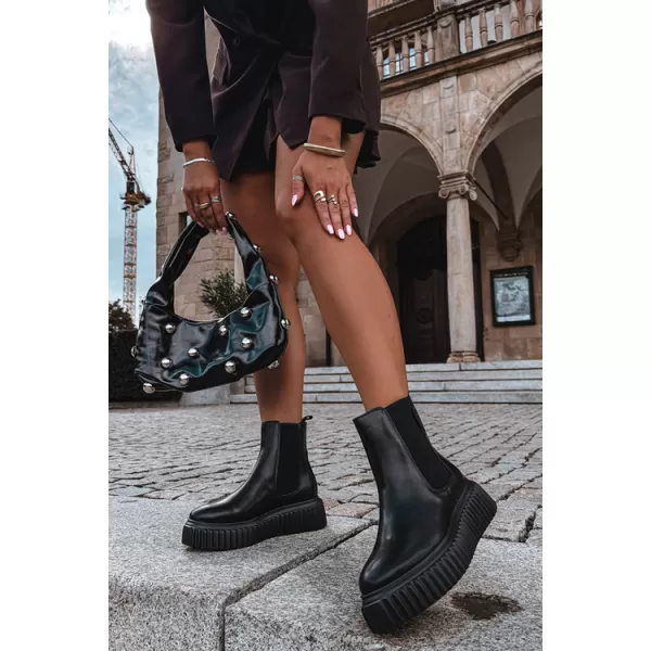  Damen-Stiefeletten BIG STAR SHOES UU274334 SCHWARZ 