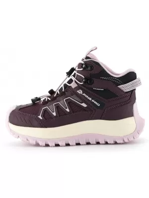 Outdoor-Schuhe für Kinder ALPINE PRO ATEGO LILA WEIN