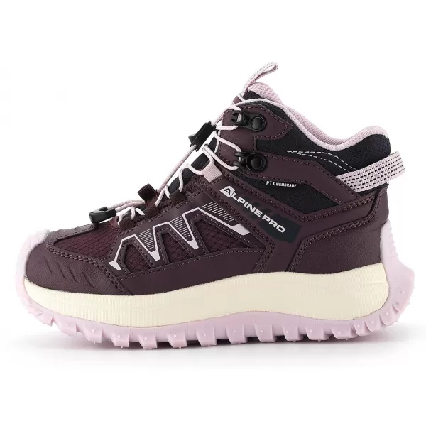 Outdoor-Schuhe für Kinder ALPINE PRO ATEGO LILA WEIN 