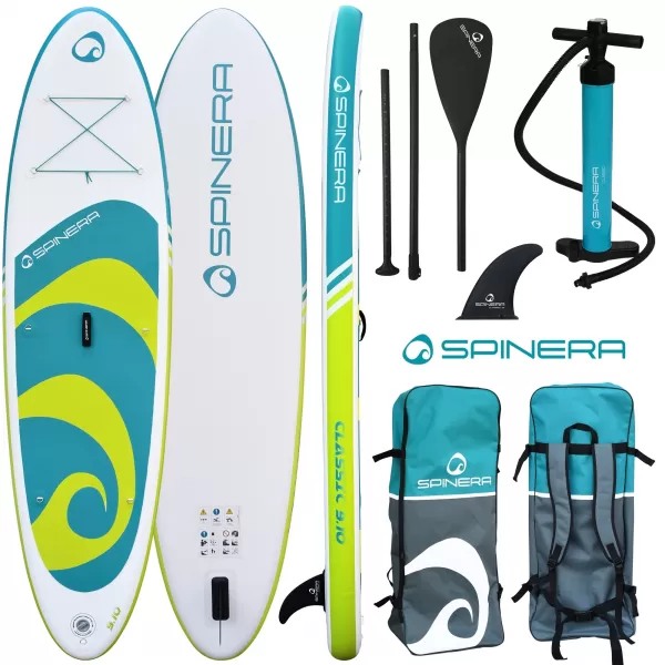  Paddle-Board SPINERA Classic 910 Pack 1 GRÜN/GELB 