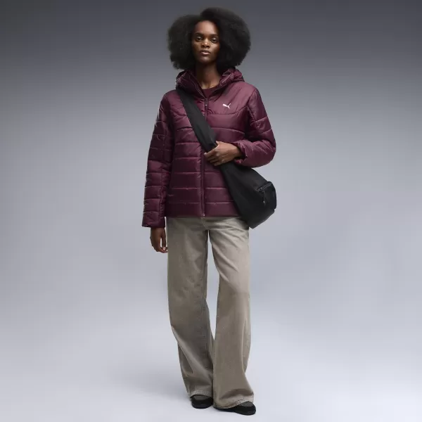  Damenjacke PUMA ESS HOODED PADDED JACKET 68523124 RUBINROT 