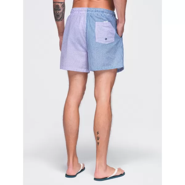  Herrenshorts OMBRE OM-SRSS-0215 BLAU UND LILA 