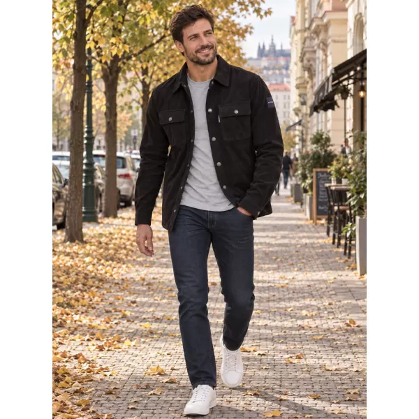  Hemdjacke für Herren ALTISPORT IGNAAS SCHWARZ 