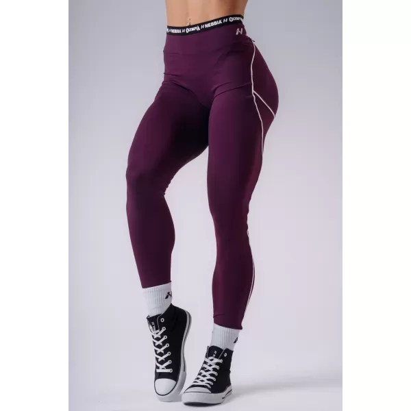  Leggings für Damen NEBBIA OLYMPIA HIGH-WAIST 935 ROTWEIN 