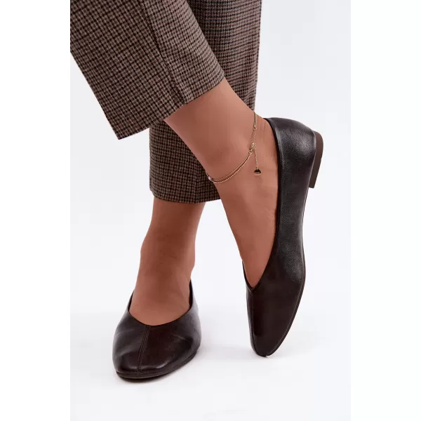  Ballerinas für Damen BOTO JH602P BRAUN 