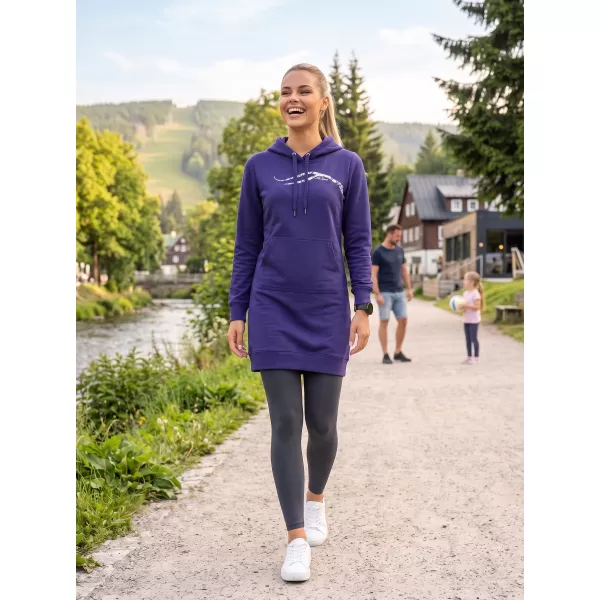  Erweitertes Damen-Sweatshirt ALTISPORT ALW001419 MITTERNACHTSBLAU 