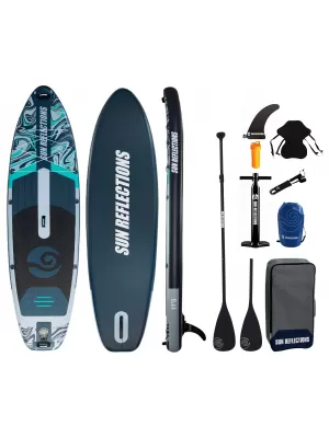 Paddle-Board SUN REFLECTIONS XXL 116 Combo WALDGRAU