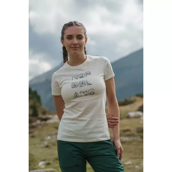  Damen-T-Shirt NORDBLANC RESCUE NBSLT8178 WEIß 