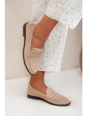 Damenmokassins BOTO G523 BEIGE
