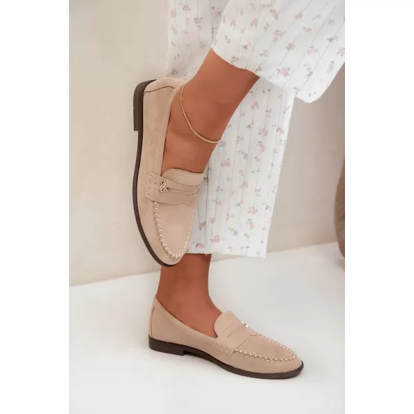  Damenmokassins BOTO G523 BEIGE 
