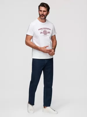 Herren-T-Shirt OMBRE OM-TSPT-0269 WEIß