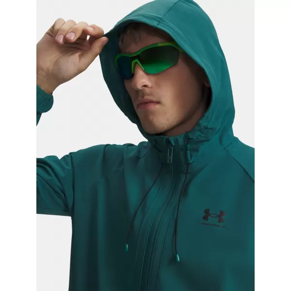  Herrenjacke UNDER ARMOUR VIBE WOVEN JACKET 6003001-338 GRÜN 