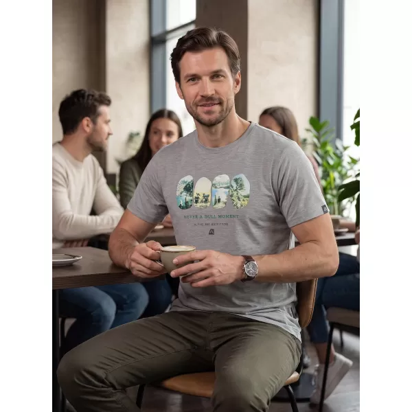  Outdoor-Shirt für Herren ALPINE PRO NOGER 2 GRAUE VARIANTE PB 