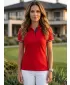 Damen-T-Shirt mit Kragen MALFINI FOCUS 233 ROT